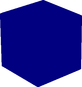 blue cube